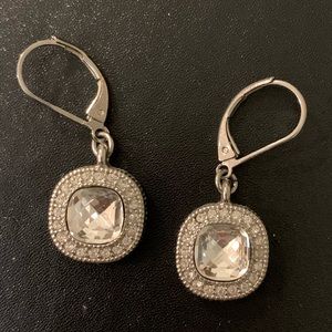 EUC Lia Sophia CZ Drop Earrings